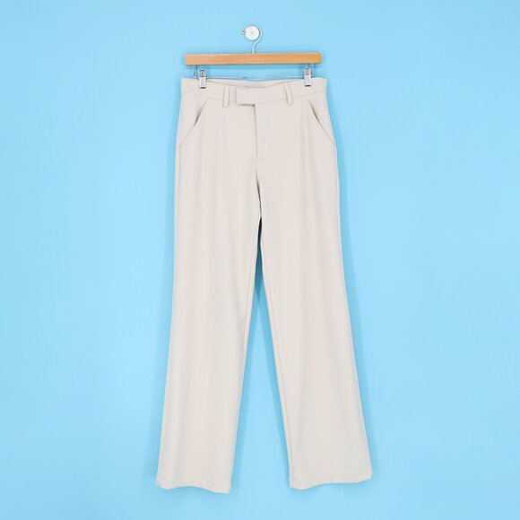 NWT MARTIN ASBJØRN Grey Ace Trousers Vanilla Mid-rise Size IT 46 (US Waist 30) - Picture 4 of 13